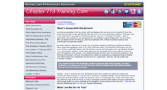 Desktop Screenshot of chapter713training.com